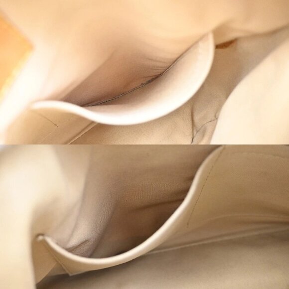 LOUIS VUITTON Siracusa PM Shoulder Bag Damier Azur Leather White N41113 12AA089 - Picture 14 of 15